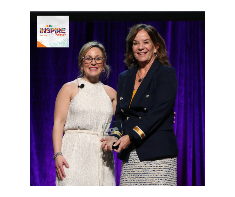 NAU President Dr. Cindy Mathena Honored at AOTA’s INSPIRE Conference